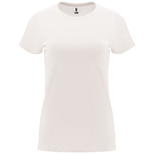 T-shirt promotionnel 170g pour femme Capri Roly Blanc vintage